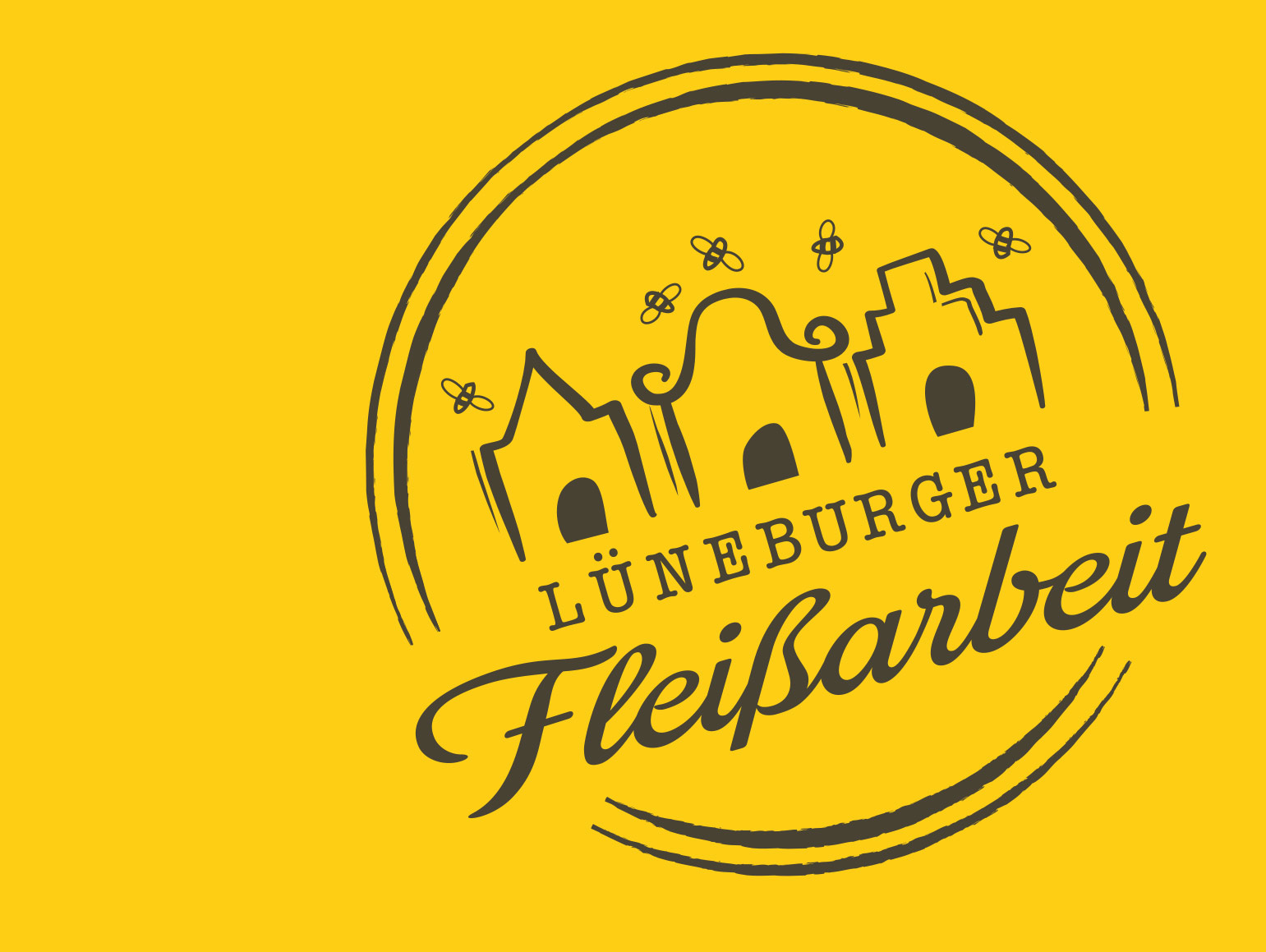 Stempel mit Logo Lüneburger Fleissarbeit Stempel mit Logo Lüneburger Fleissarbeit